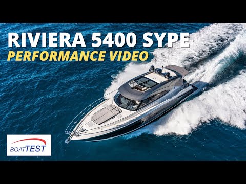 Riviera 5400 Sport Yacht Platinum Edition (2022) - Test video de BoatTEST.com