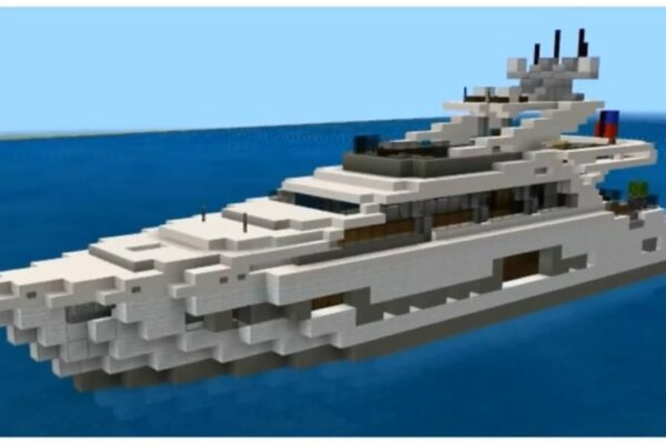 Minecraft: Cum să construiești un iaht în Minecraft |  Tutorial Minecraft Yacht