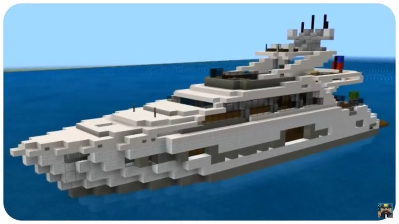 Minecraft: Cum să construiești un iaht în Minecraft |  Tutorial Minecraft Yacht