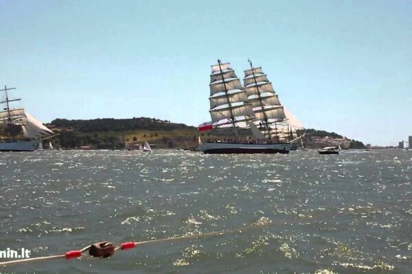 Iahtul „Lietuva” în runda a doua a „The Tall Ships Races” Lisabona - Cadiz