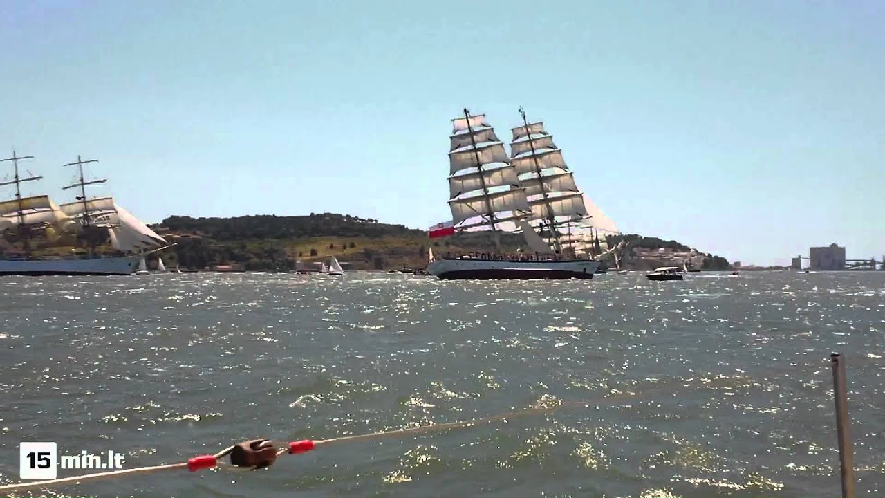 Iahtul „Lietuva” în runda a doua a „The Tall Ships Races” Lisabona - Cadiz
