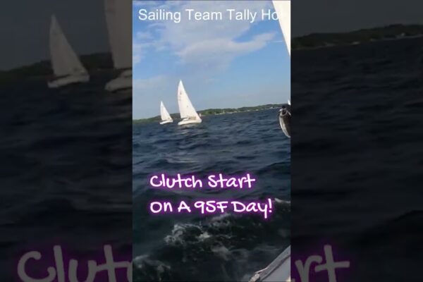 Echipa Tally Ho!  Face o treabă la ambreiaj!  #sailing #sailingvideo #yachting #lakeminnetonka