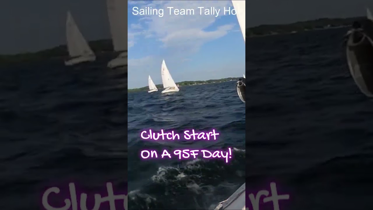 Echipa Tally Ho!  Face o treabă la ambreiaj!  #sailing #sailingvideo #yachting #lakeminnetonka