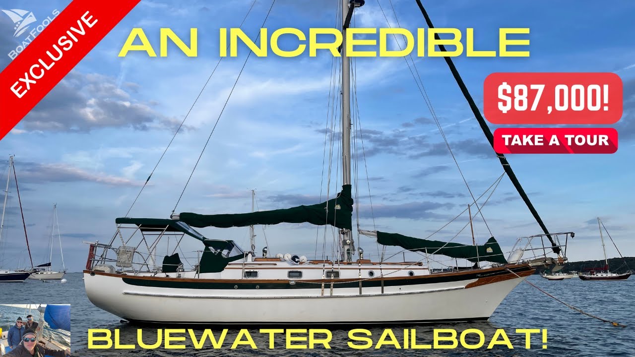 Un incredibil Bluewater SAILBOAT!  Acest Cabo Rico 38 este uimitor la 87.000 USD!  TUR EXCLUSIV COMPLET!