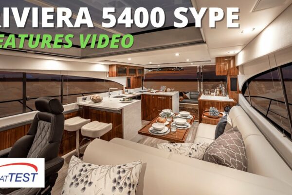 Riviera 5400 Sport Yacht Platinum Edition (2022) - Caracteristici Video by BoatTEST.com