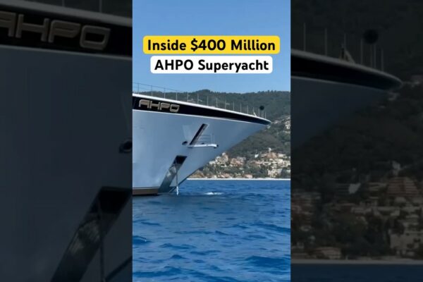 În interiorul superyacht-ului AHPO de 400 de milioane de dolari