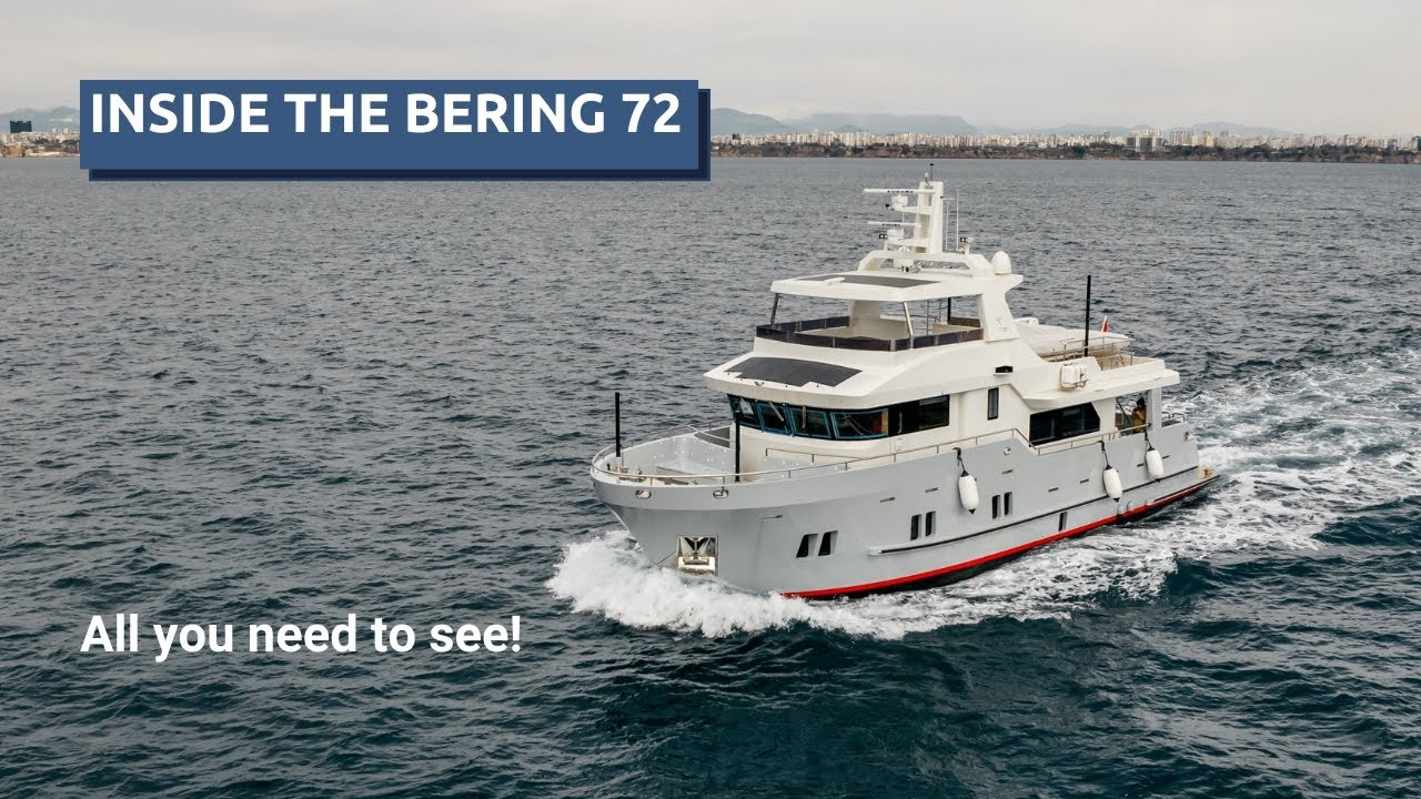 Tur cu barca Bering 72: ce este în interior și dincolo