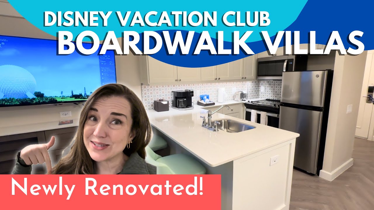 Toate detaliile despre proaspăt renovat Disney's Boardwalk DVC - Tur cu 2 dormitoare, cu vedere la grădină, cu o vilă blocată