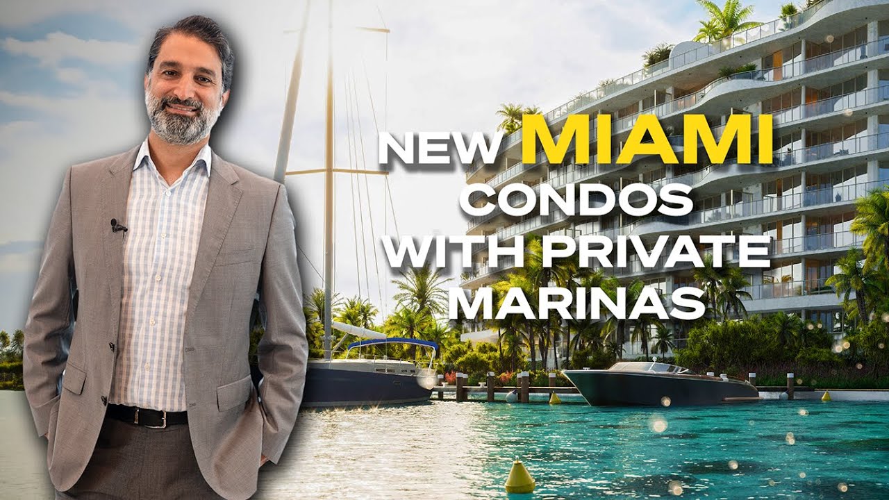 Cele mai bune apartamente noi din Miami cu porturi private și baloane pentru bărci