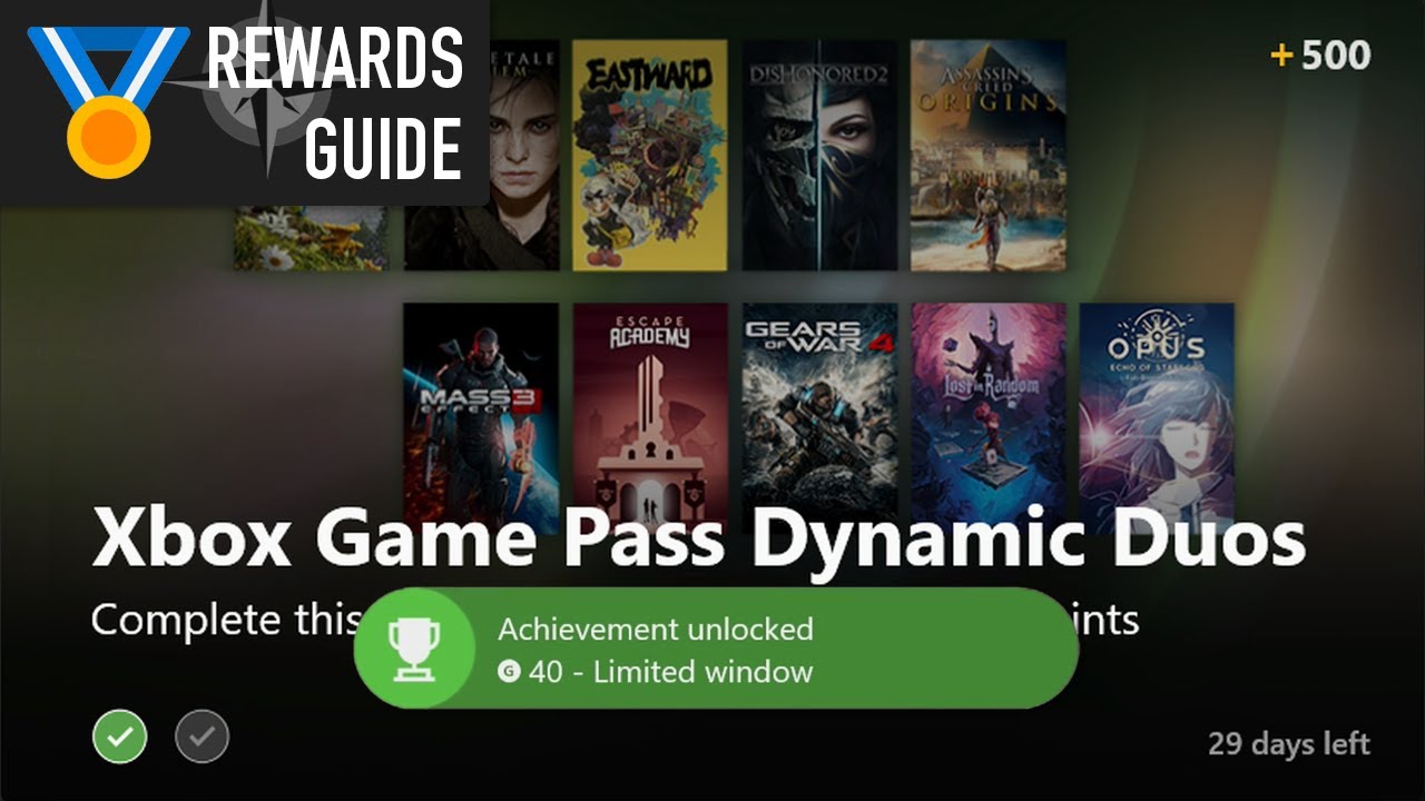 Dynamic Duos (Top 10) Ghid pentru carduri perforate Xbox Game Pass pentru recompense Microsoft - Unravel Two