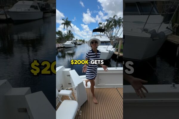 Yacht-Home de 200.000 USD😝⬆️TUR COMPLET▶️⬆️ #yachts #boats