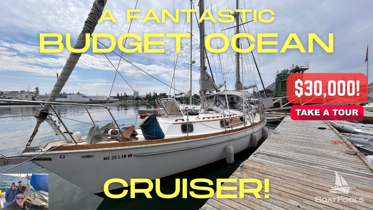 Un Ocean Cruiser BUGET fantastic!  Acest Gulfstar 41 Ketch are totul la 30.000 USD!  TUR COMPLET