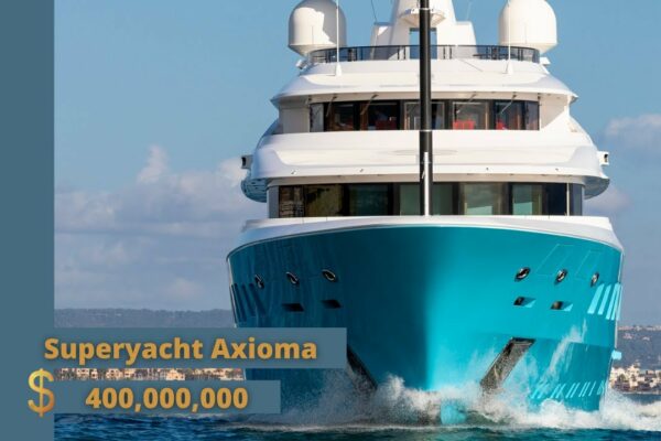 SUPERYACHT AXIOMA de 400 de milioane de dolari - Deținut de miliardarul om de afaceri rus Dmitry Pumpyansky