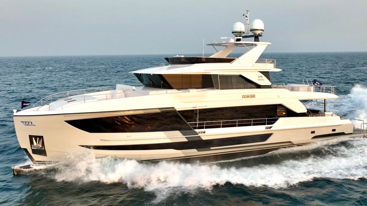 Tur superyacht de 13 milioane de dolari: 2021 Horizon FD103