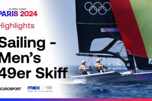 Jubilare pentru Spania la Marsilia!  🇪🇸🥇|  Skiff 49er pentru bărbați de navigație Repere |  #Paris2024 #Olimpiade