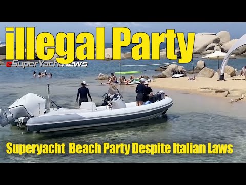 Petrecerea ilegală a superyacht-ului destrămat de paza de coastă |  SY News Ep358