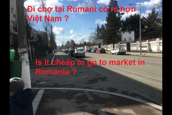 Mersul la piata in Romania este mai ieftin decat in Vietnam.  Cum este prețul în supermarketul din România?