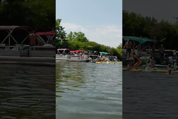 2024-08-04 Joliet Yachting Club River Run punct de capăt Kankakee River Sandbar #kankakeeriver #boating