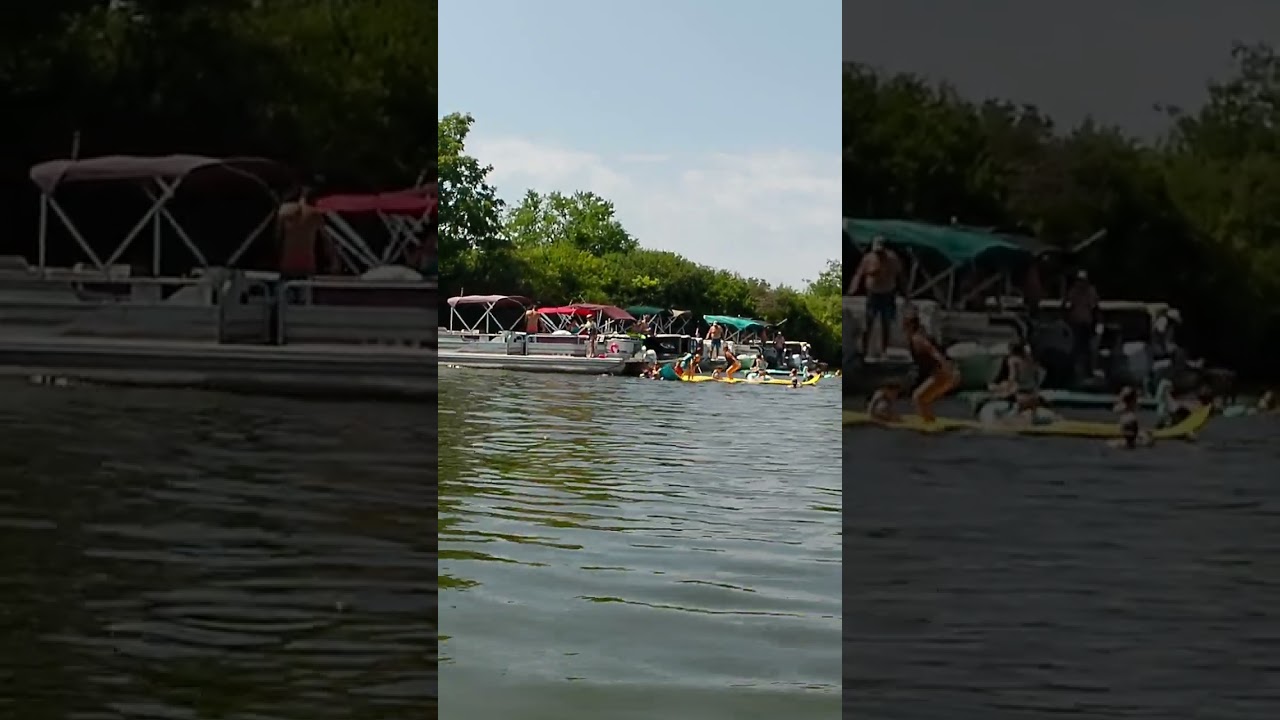 2024-08-04 Joliet Yachting Club River Run punct de capăt Kankakee River Sandbar #kankakeeriver #boating