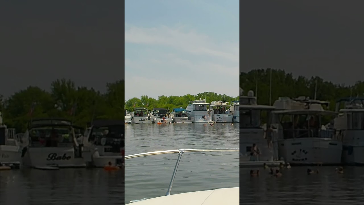 2024-08-04 Joliet Yachting Club River Run Kankakee River Sandbar #kankakeeriver #boating