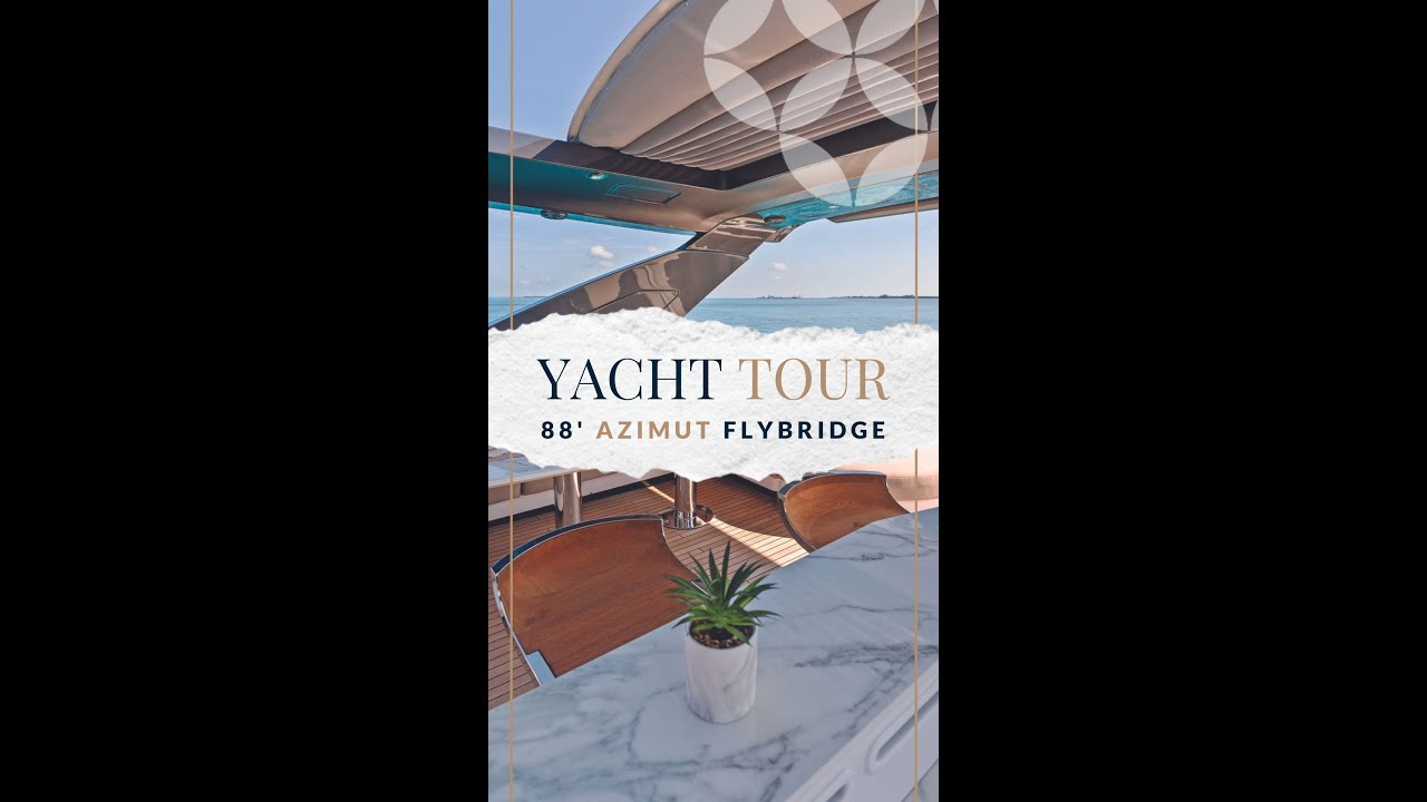 Scott pe un iaht: Excursie de 88 de metri Azimut Grande Superyacht în Miami - Clubul de membru exclusivist Yachts