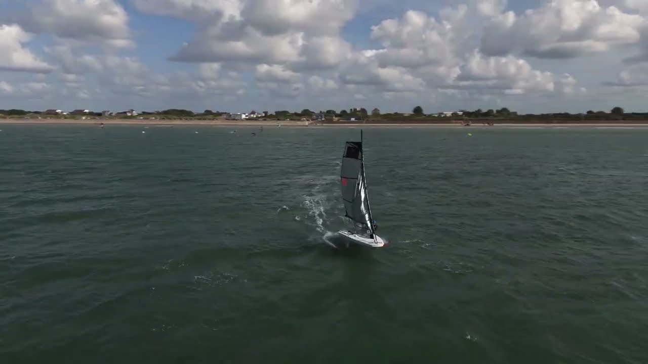 Birdyfish Dunkirk vântul de vest 17kts rafale până la 24kts