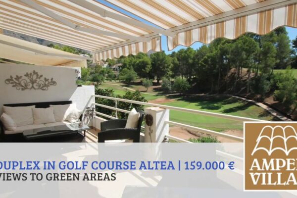 Apartament Duplex pe terenul de golf Don Cayo din Altea (A348)