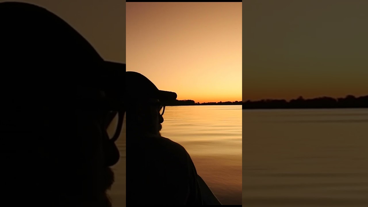 SUNSET - LAGUNA HERRADURA #shorts #viral #formosa #river #sunset #argentina #sailing