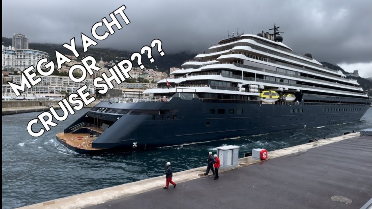 Sosire/Andocare 190m. Mega Yacht EVRIMA de 320 milioane USD o colecție de iahturi Ritz Carlton