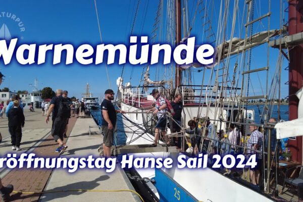 Warnemünde - Ziua deschiderii Hanse Sail 2024 (UHD)