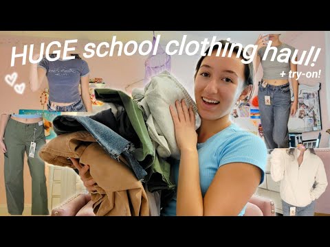 URIAȘĂ îmbrăcăminte pentru întoarcerea la școală! (+ încercare)