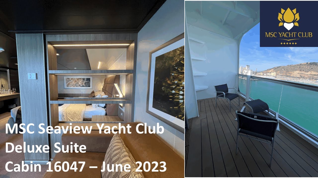 Suită Deluxe Club Yacht | Cabana 16047 | MSC Seaview | iunie 2023