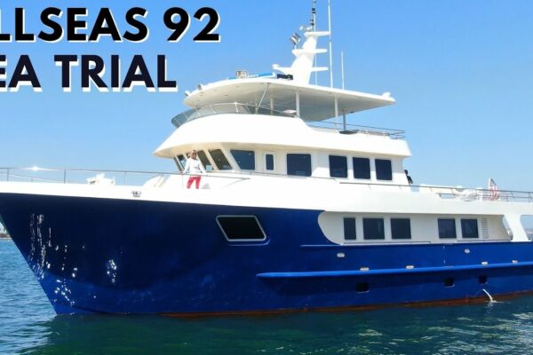 6,9 milioane USD ALLSEAS 92 EXPEDITION Explorer SuperYacht Sea Trial Yacht de croi Pt.3