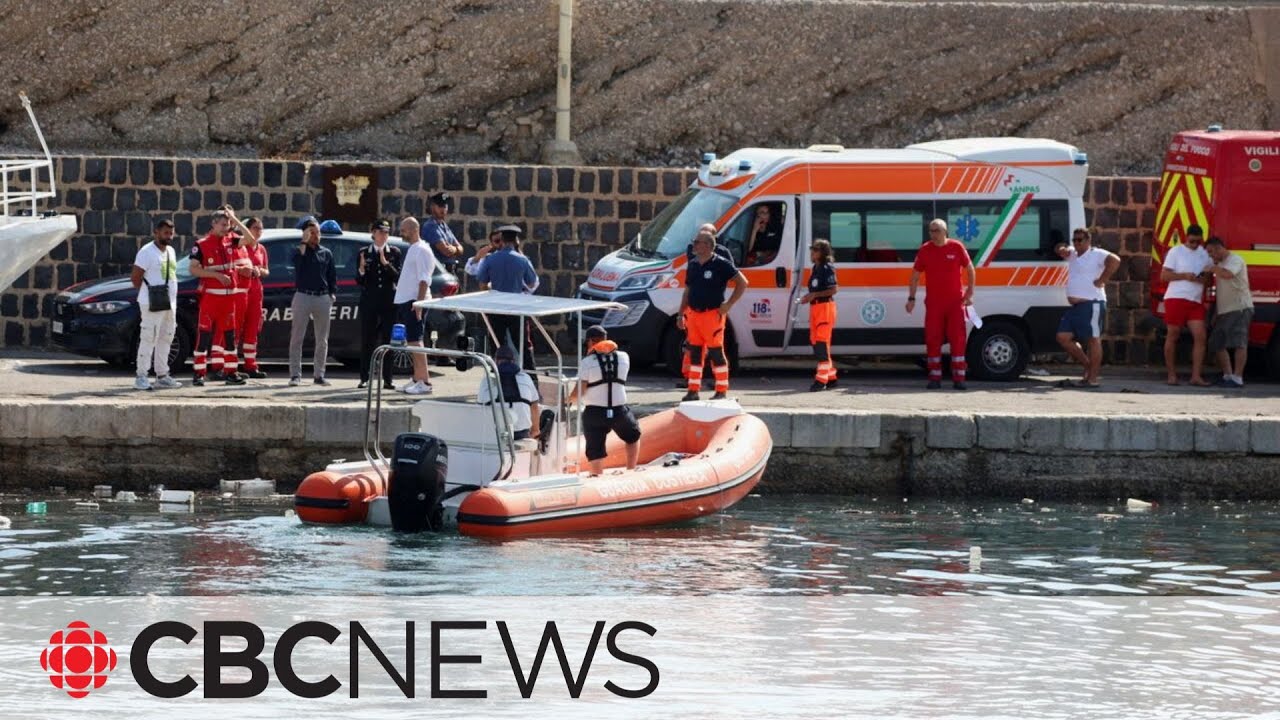 Un canadian a murit în timp ce iahtul se scufundă în largul coastelor siciliene, spune Garda de Coastă italiană