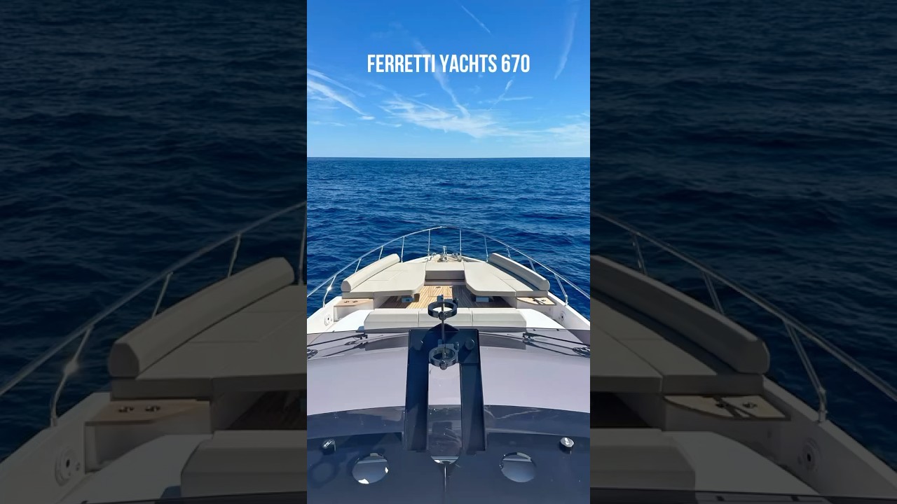 Test drive al Ferretti Yachts 670 #yachtlife #dreamyacht #yachting #yacht