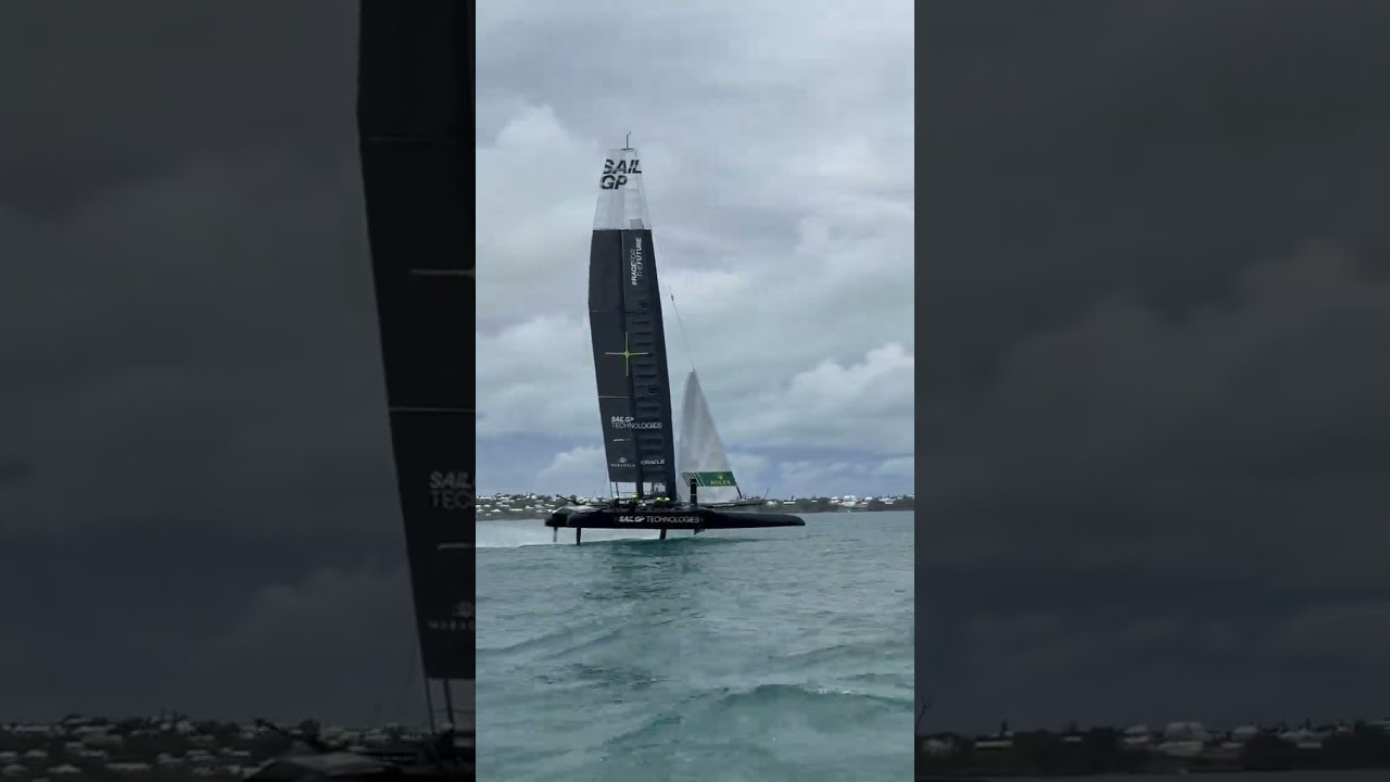 Toate gaze fără frâne la cantonamentul #SailGP #Sailing #Bermuda #SailRacing