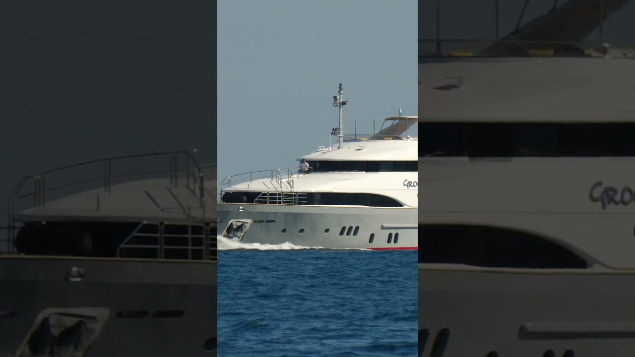 Iahtul Benetti „Groover” navighează în West Palm Beach Inlet (partea I)