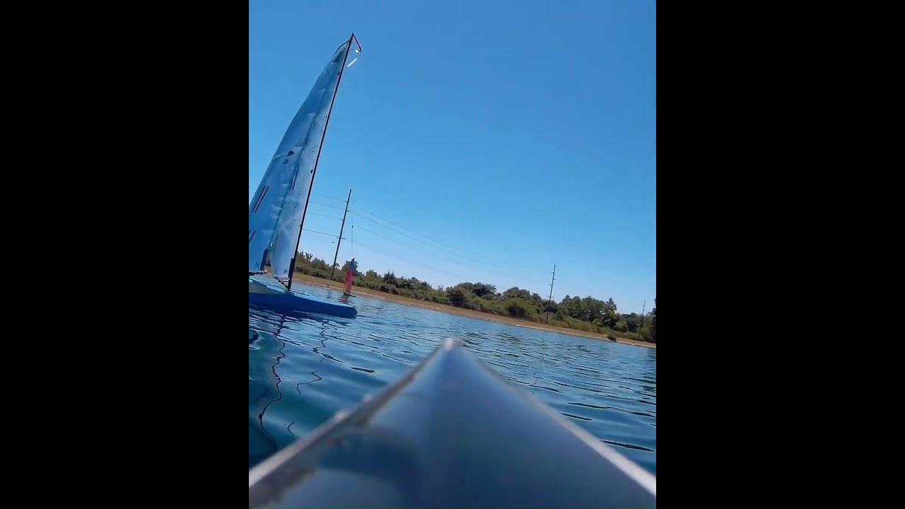 Rc sailing #sailing #drone #boating #rc