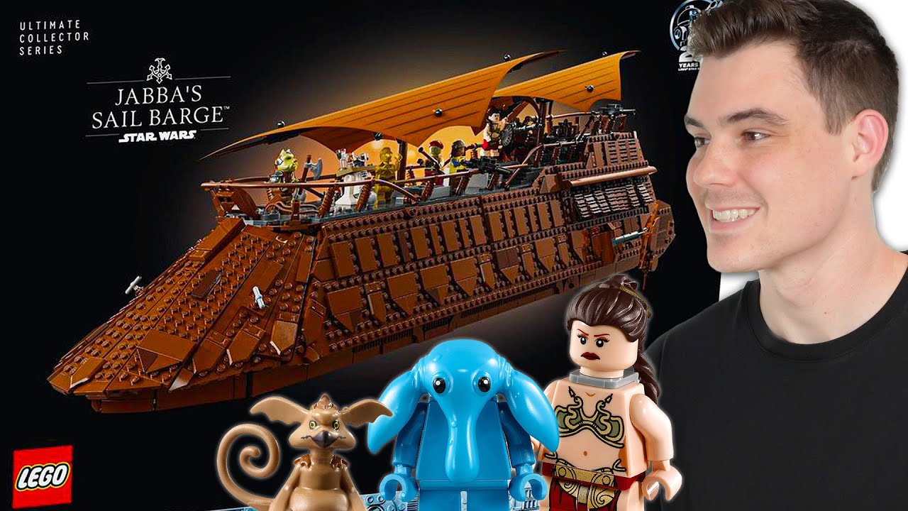 IMAGINI LEGO Star Wars UCS JABBA SAIL BARGE! (TOATE DETALII)