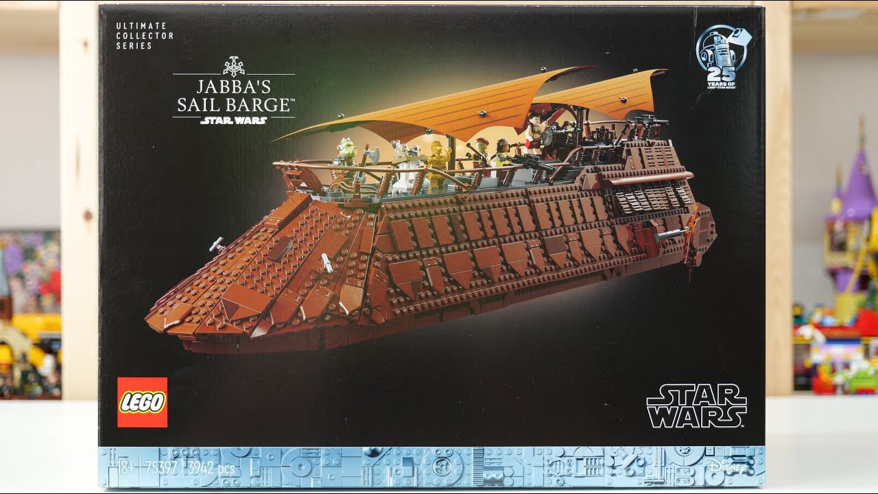 LEGO Star Wars 75397 Barja cu vele a lui Jabba - Revizuire LEGO Speed ​​Build