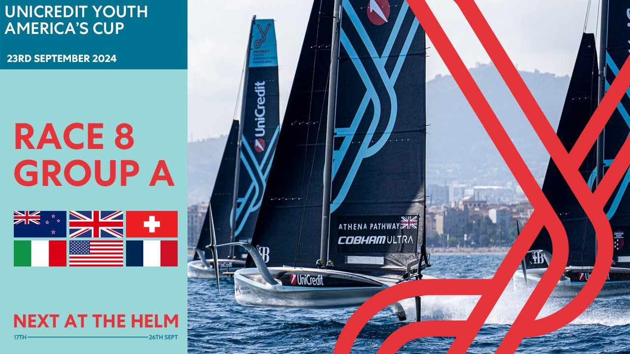 UniCredit Youth America's Cup Ziua 4 - Grupa A - Cursa 8 - Reluare completă