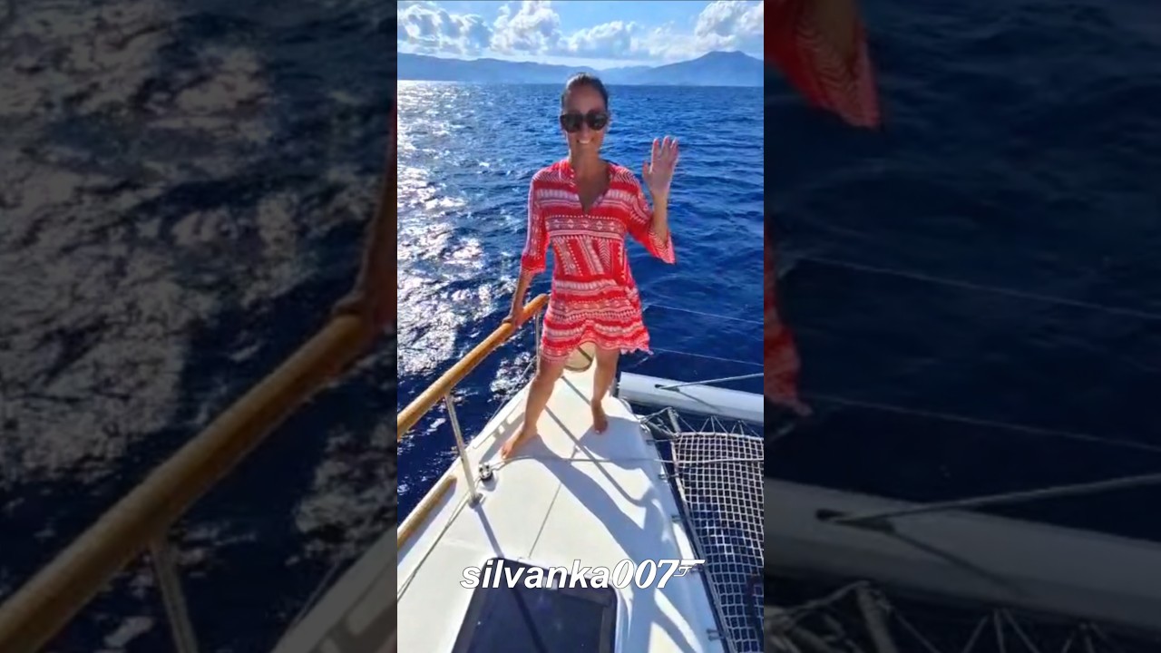 CATAMARAN SAILING BY THE WIND Videoclipuri cool de iahting Sailing Vlog Viral Shorts TikTok Cel mai bun #catamaran