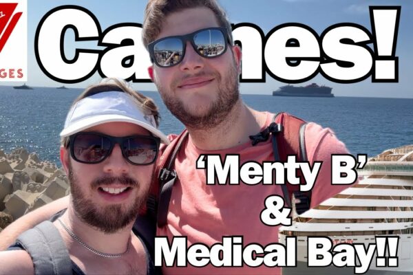 Menty B la CANNES! Medical Bay & Gunbae Restaurant | VIRGINE VOYAGES Scarlet Lady Cruise Vlog