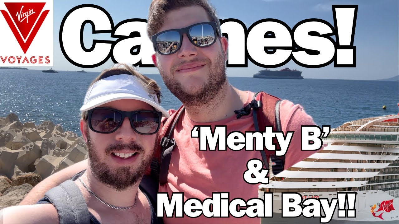 Menty B la CANNES! Medical Bay & Gunbae Restaurant | VIRGINE VOYAGES Scarlet Lady Cruise Vlog