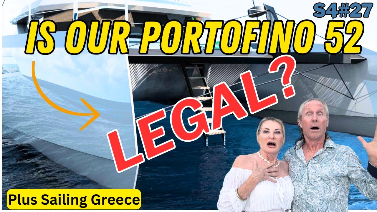 S4#27. PORTOFINO 52 nostru este LEGAL? Plus navigarea Symi spre Kos, Grecia - Leopard 45