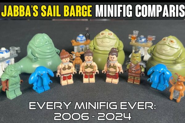 COMPARAȚIE: Minifigurile LEGO Star Wars JABBA'S SAIL BARGE (2006, 2013, 2024)