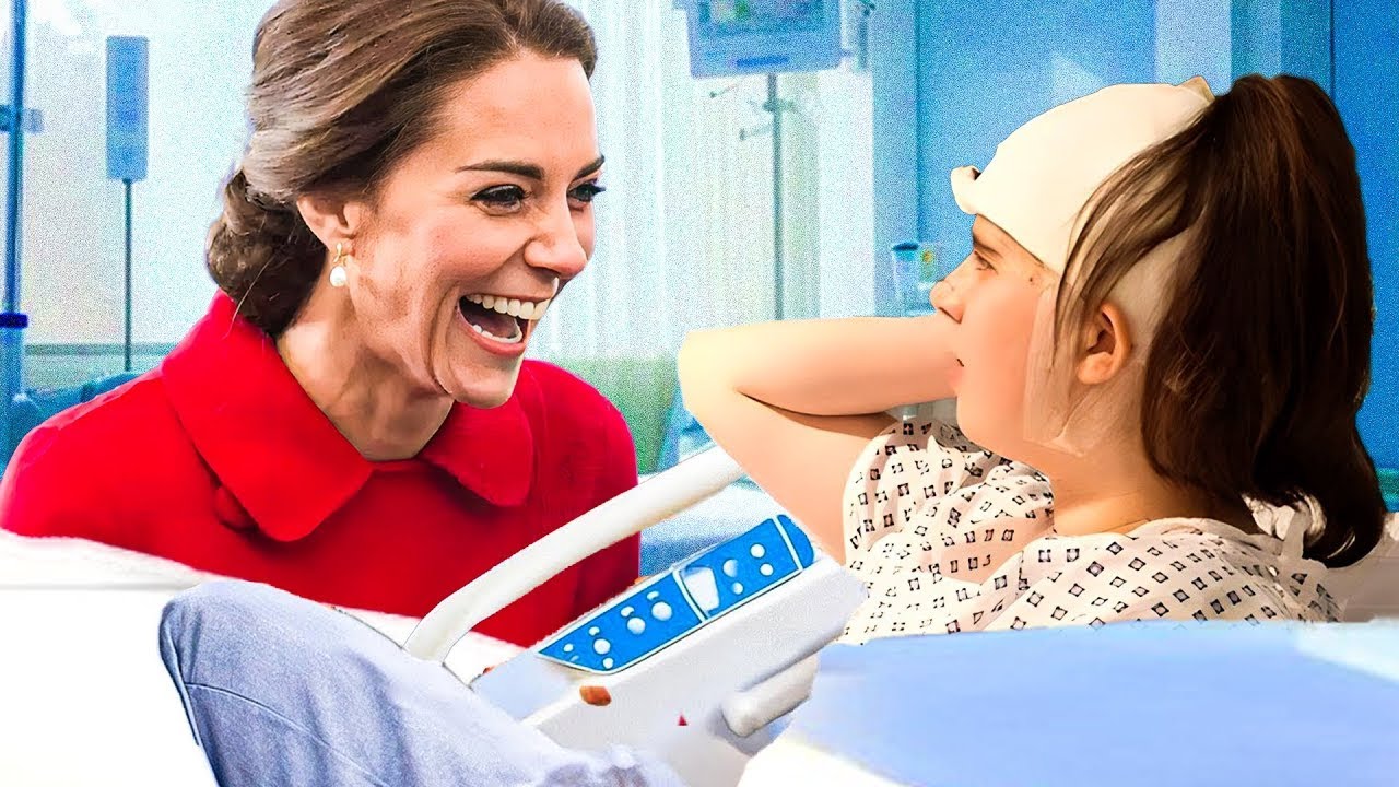 Copilul pe moarte își spune la revedere, apoi apare Kate Middleton... Reacția ei te va face să plângi!