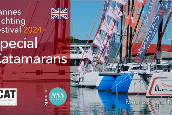 Catamarane speciale ale Festivalului de Yachting de la Cannes 2024.