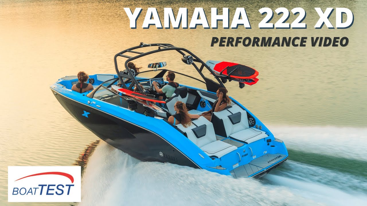 Yamaha 222XD Test Video 2023 de BoatTEST.com