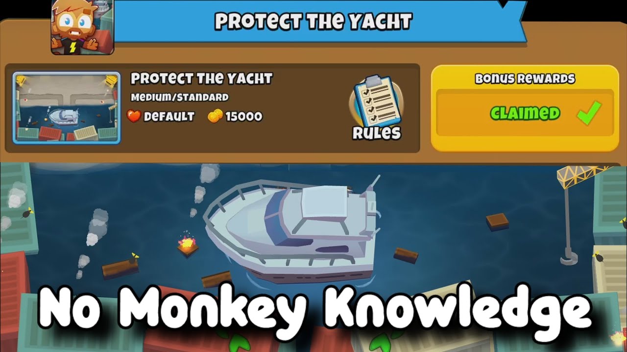 BTD6 Protect The Yacht || Fără cunoștințe de maimuță || Domnul Beast Quest